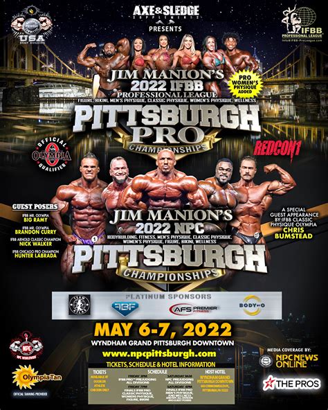 Schedule your 2022 NPC, NPC Worldwide, & IFBB Pro League Competition Season Center Podium Productions will blow your mind with every IFBB Pro League and NPC bodybuilding contest we produce. . 2022 ifbb pittsburgh pro competitors
